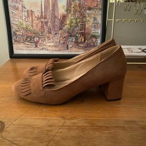 Chinese Laundry Brown Block Heel Loafer